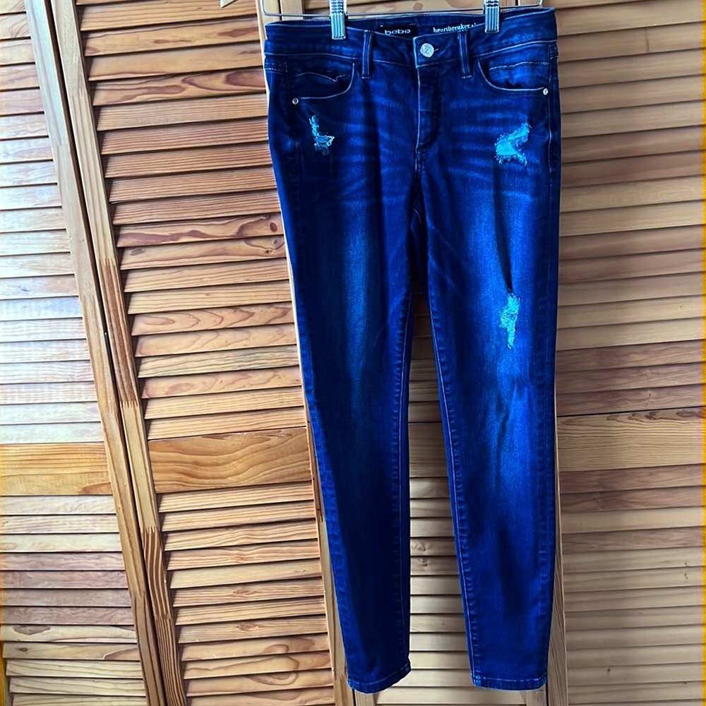 Bebe bootcut skinny jeans